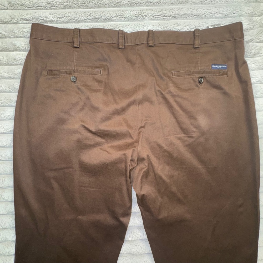 Brooks Brothers Pants Men's 42x30 Clark Fit Stretch Chino Khaki Brown Blue LOT 3 - Picture 10 of 16